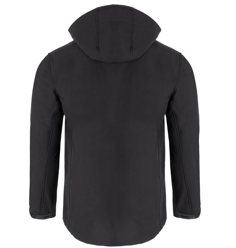 Male softshell sweatshirt with a detachable hood